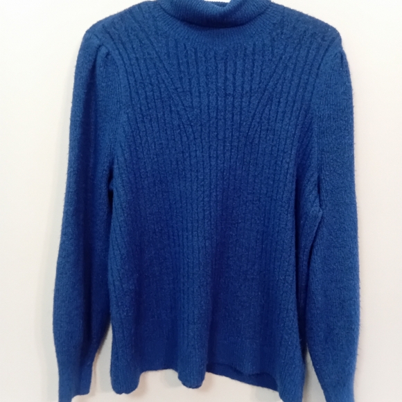 Reitmans Deep Blue Cowl Neck Sweater - Picture 6 of 6